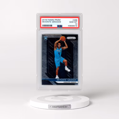 2018 Panini Prizm #288 Devonte' Graham (PSA 10 GEM MINT)