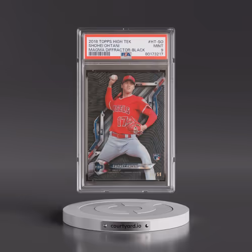 2018 Topps High Tek #HT-SO Shohei Ohtani - Magma Diffractor-Black (PSA 9 MINT)