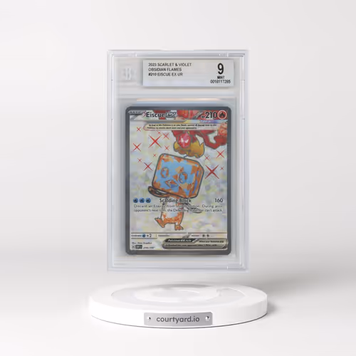 2023 Obsidian Flames - OBF EN #210 Eiscue ex - Ultra Rare Holo (BGS 9 MINT)