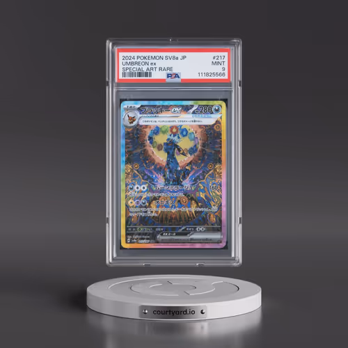 2024 Pokémon Sv8a-Terastal Fest EX #217 Umbreon EX - Holo Special Art Rare (PSA 9 MINT)