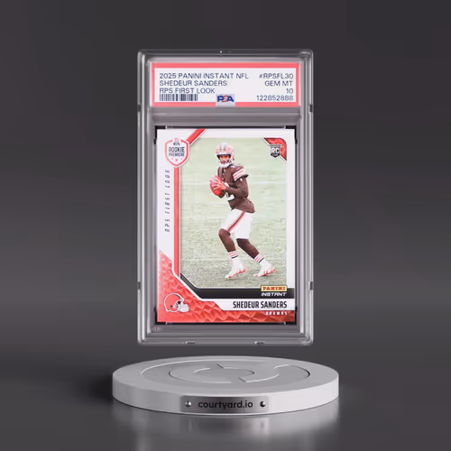 2025 Panini Instant NFL Rps First Look #RPSFL30 Shedeur Sanders (PSA 10 GEM MINT)