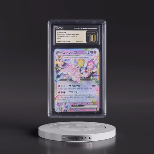 2024 Pokémon Sv8a-Terastal Fest EX #063 Espeon EX - Holo (CGC 10 PRISTINE)