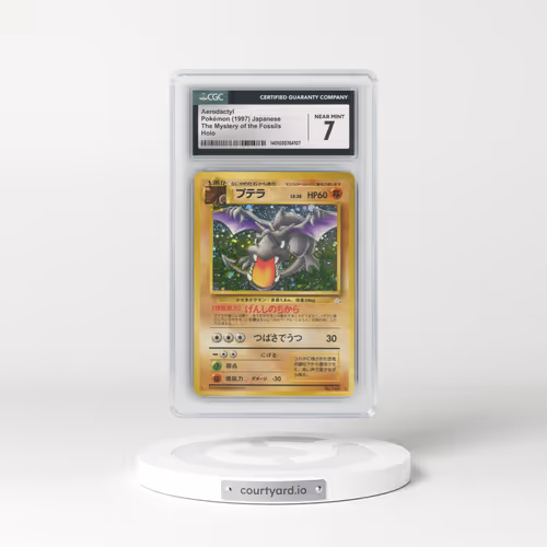 1997 The Mystery of the Fossils Aerodactyl - Holo (CGC 7 NM)