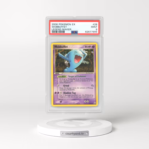 2006 EX Legend Maker #28 Wobbuffet (PSA 9 MINT)