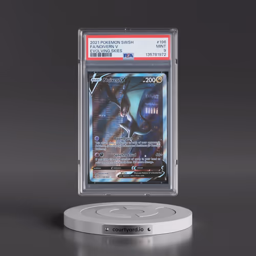 2021 Pokémon Sword & Shield Evolving Skies #196 Noivern V - Holo Full Art (PSA 9 MINT)
