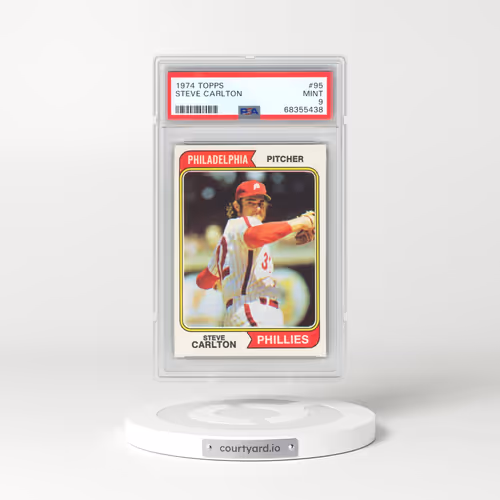 1974 Topps #95 Steve Carlton (PSA 9 MINT)