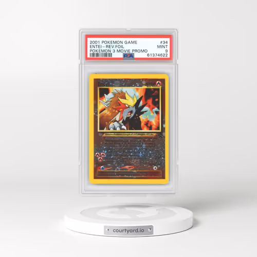 2001 Pokemon 3 Movie Promo #34 Entei - Holo (PSA 9 MINT)