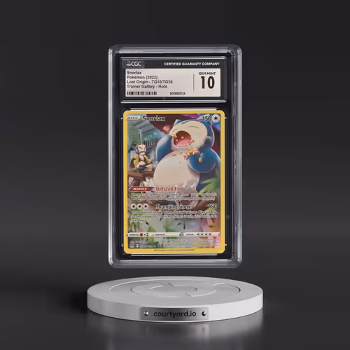 2022 Lost Origin #TG10/TG30 Snorlax - Trainer Gallery Holo (CGC 10 GEM MINT)