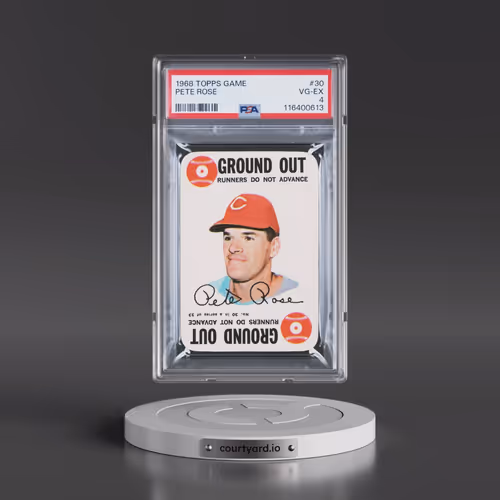 1968 Topps Game #30 Pete Rose (PSA 4 VG-EX)