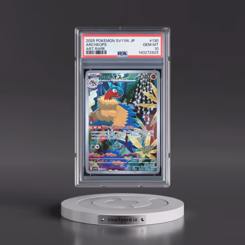 2025 Pokémon Sv11w-White Flare #130 Archeops - Art Rare (PSA 10 GEM MINT)