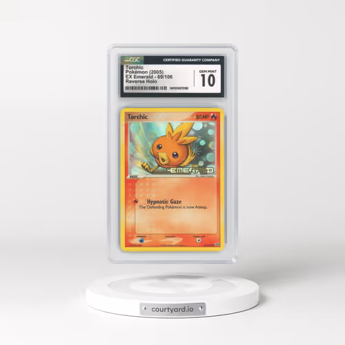 2005 EX Emerald #69 Torchic - Holo (CGC 10 GEM MINT)