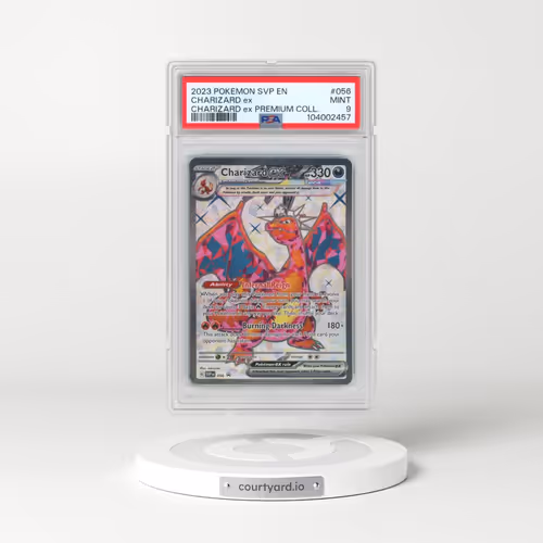 2023 Pokémon Svp EN-SV Black Star Promo #056 Charizard EX - Holo Charizard EX Premium Collection (PSA 9 MINT)
