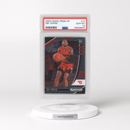 2020 Panini Prizm Draft Picks #47 Obi Toppin (PSA 10 GEM MINT)