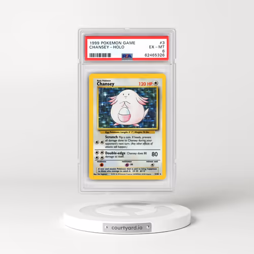 1999 Pokémon Game #3 Chansey - Holo (PSA 6 EX-MT)
