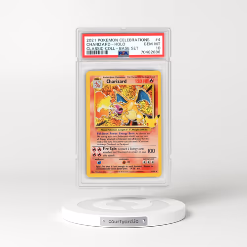2021 Pokémon Celebrations Classic Collection #4 Charizard - Holo (PSA 10 GEM MINT)