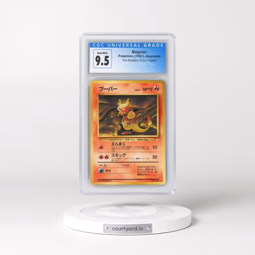 1997 The Mystery of the Fossils #126 Magmar (CGC 10 GEM MINT)