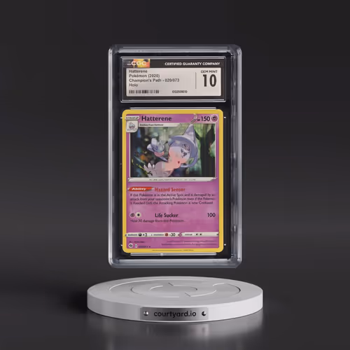 2020 Champion's Path #020/073 Hatterene - Holo (CGC 10 GEM MINT)