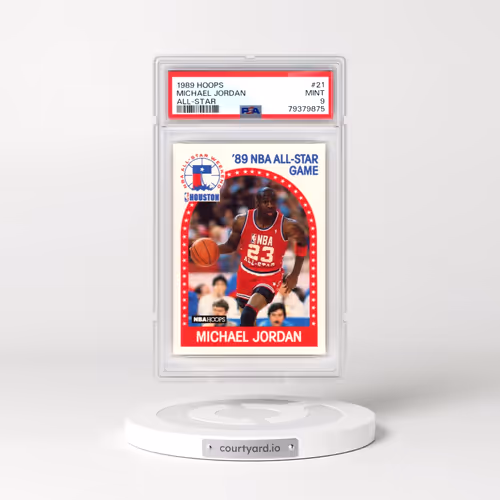1989 Hoops #21 Michael Jordan - All-Star (PSA 9 MINT)