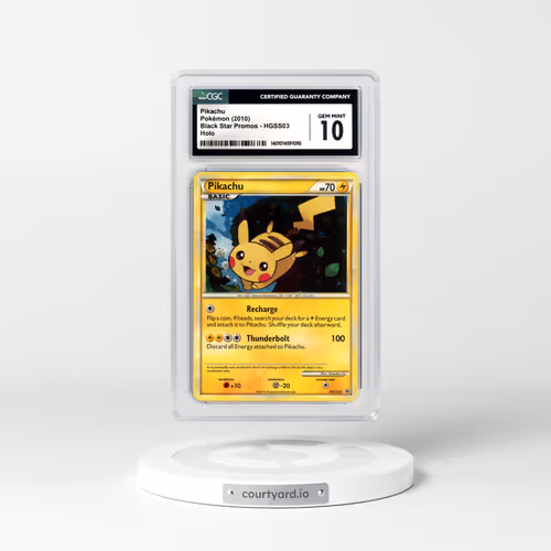 2010 HeartGold SoulSilver Promos #HGSS03 Pikachu - Holo (CGC 10 GEM MINT)