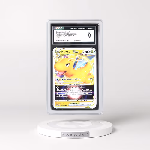 2022 Pokémon GO #050/071 Dragonite VSTAR - Holo (CGC 9 MINT)