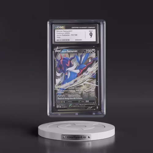 Astral Radiance #101/189 Hisuian Samurott V - Holo (CGC 9 MINT)