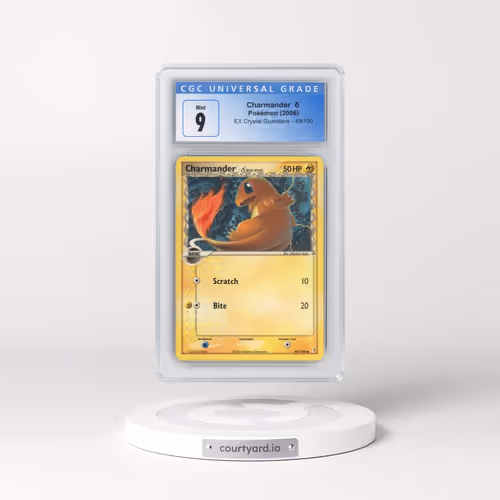 2006 Pokémon EX Crystal Guardians #49 Charmander (CGC 9 MINT)
