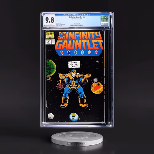 Infinity Gauntlet #4 CGC 9.8 White Pages (Marvel Comics, 10/91)