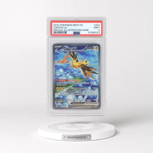 2023 Pokémon Mew EN-151 #202 Zapdos EX - Holo Special Illustration Rare (PSA 9 MINT)