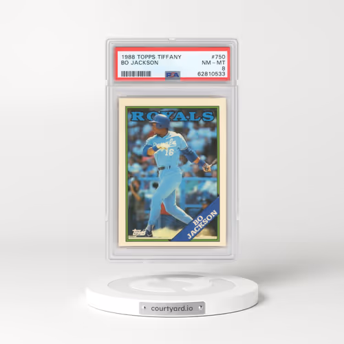 1988 Topps Tiffany #750 Bo Jackson (PSA 8 NM-MT)
