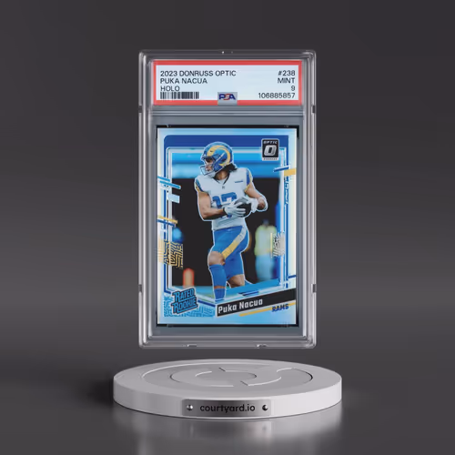 2023 Panini Donruss Optic #238 Puka Nacua - Holo (PSA 9 MINT)
