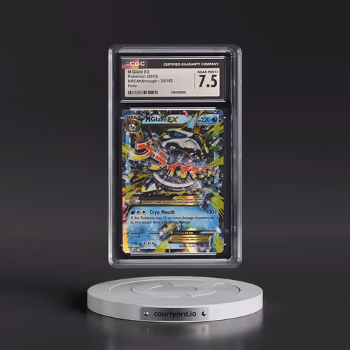 2015 Pokémon XY Breakthrough #35 M Glalie EX - Holo (CGC 7.5 NM+)