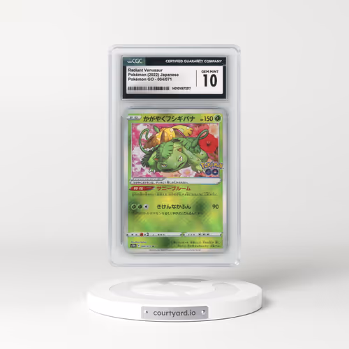 2022 Pokémon GO #004/071 Radiant Venusaur - Holo (CGC 10 GEM MINT)