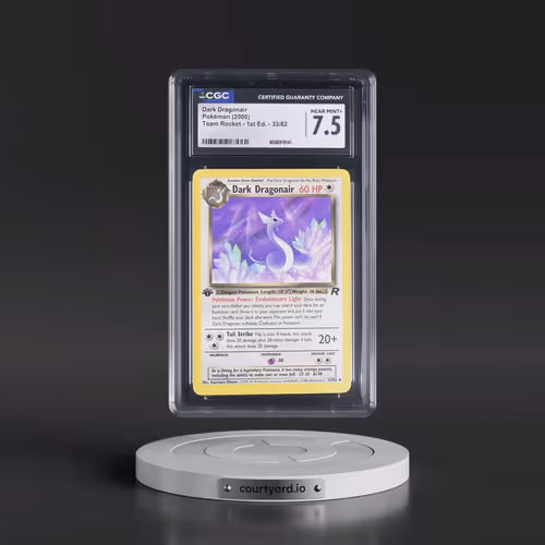 2000 Team Rocket #33/82 Dark Dragonair - 1st Edition 1st Edition (CGC 7.5 NM+)