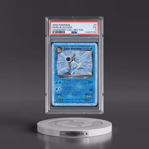 2002 Pokémon Legendary Collection #4 Dark Blastoise - Reverse Foil (PSA 5 EX)