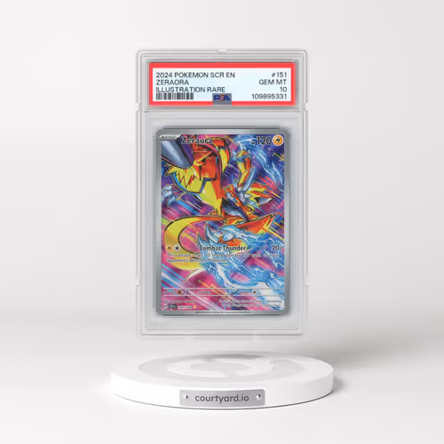 2024 Pokémon Scr EN-Stellar Crown #151 Zeraora - Illustration Rare (PSA 10 GEM MINT)