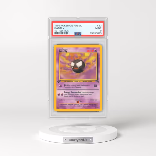 1999 Fossil #33 Gastly (PSA 9 MINT)