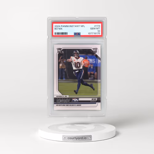 2024 Panini Instant NFL #173 Bo Nix (PSA 10 GEM MINT)