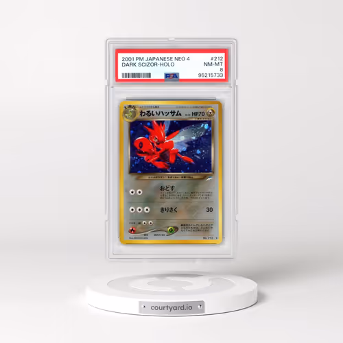 2001 Pokémon Neo 4 #212 Dark Scizor - Holo (PSA 8 NM-MT)