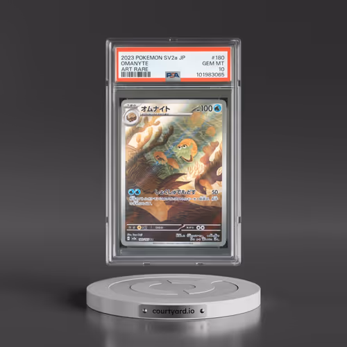 2023 Pokémon Sv2a-Pokemon 151 #180 Omanyte - Art Rare (PSA 10 GEM MINT)