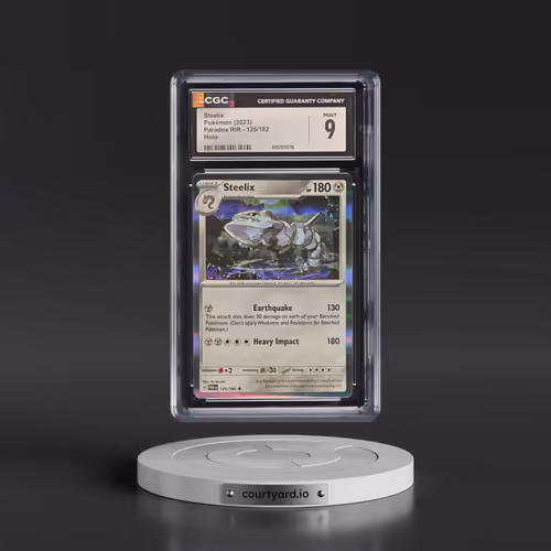 2023 Pokémon Par EN-Paradox Rift #125 Steelix (CGC 9 MINT)