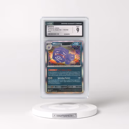 2023 Scarlet & Violet 151 - MEW EN #110/165 Weezing - Holo (CGC 9 MINT)