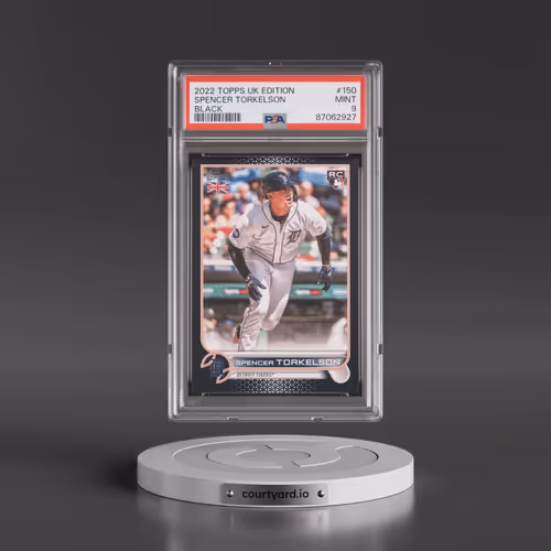 2022 Topps UK Edition #150 Spencer Torkelson - Black (PSA 9 MINT)
