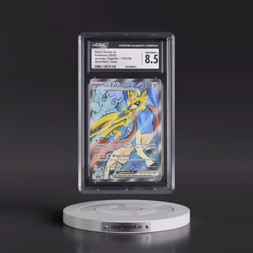 2025 Pokémon Jtg EN-Journey Together #176 Hop's Zacian EX - Holo Ultra Rare (CGC 8.5 NM-MT+)