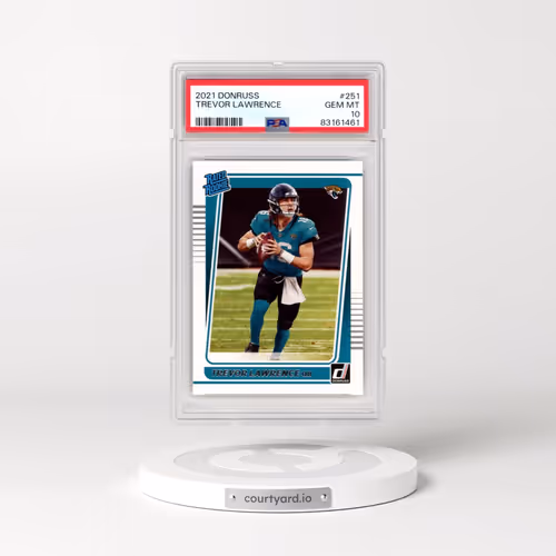 2021 Panini Donruss #251 Trevor Lawrence (PSA 10 GEM MINT)