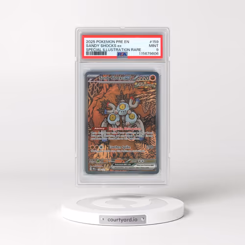 2025 Pokémon Pre EN-Prismatic Evolutions #159 Sandy Shocks EX - Holo Special Illustration Rare (PSA 9 MINT)
