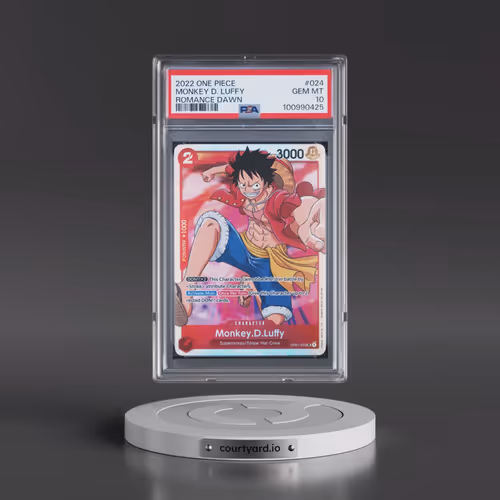 2022 One Piece OP01-Romance Dawn #024 Monkey D. Luffy (PSA 10 GEM MINT)