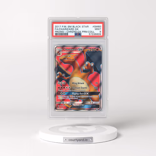 2017 Pokémon SM Black Star Promo #SM60 Charizard GX - Holo Full Art Charizard GX Premium Collection
