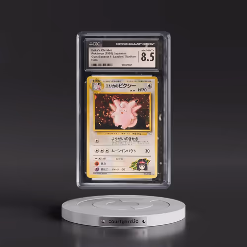 1998 Gym Booster 1: Leaders' Stadium Erika's Clefable - Holo (CGC 8.5 NM-MT+)