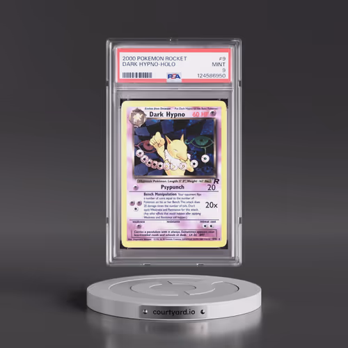 2000 Pokémon Rocket #9 Dark Hypno - Holo (PSA 9 MINT)