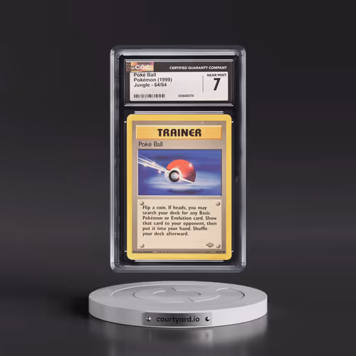1999 Jungle #64/64 Poké Ball (CGC 7 NM)